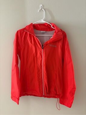 Columbia Women's Bright Red Hooded Ski Jacket